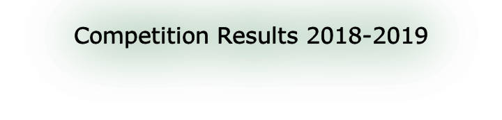 Competition Results 2018-2019